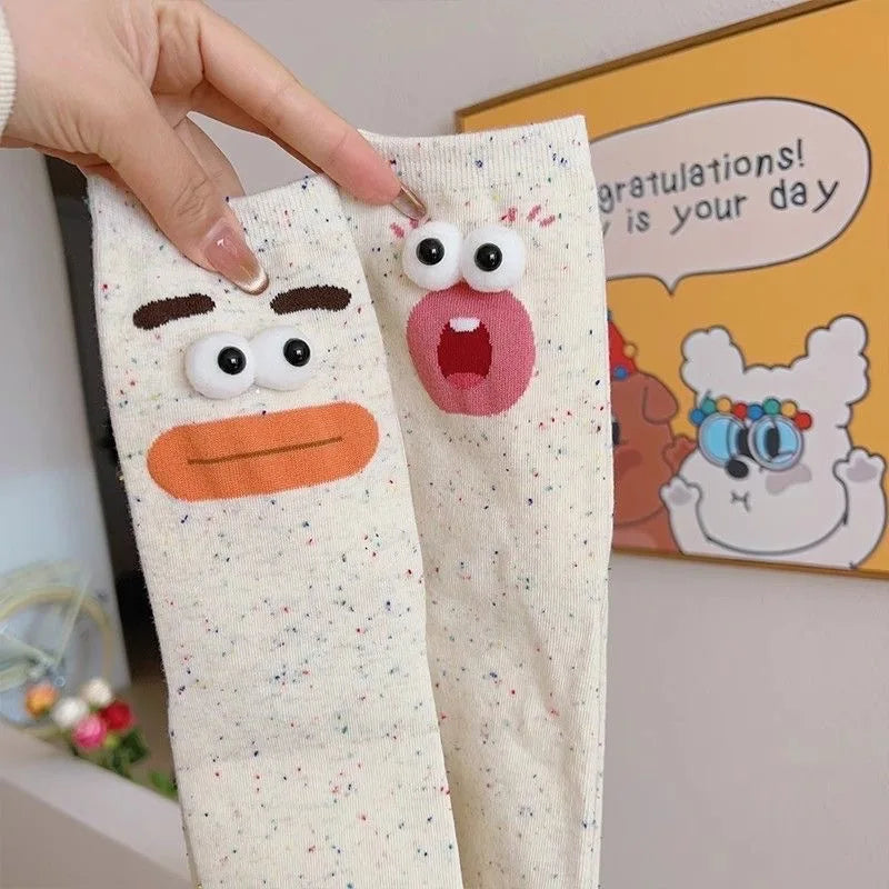 Nosso "Peek-a-Boo" Expression Socks (1-Pair Set)