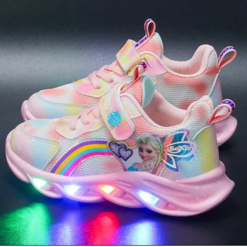 Nosso "Royal Glow" Elsa Light-Up Sneakers